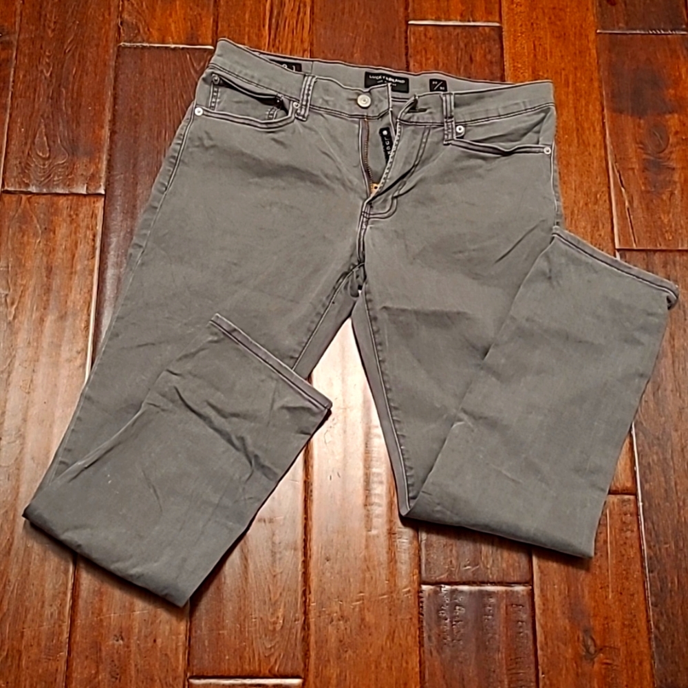 Lucky Brand slim grey pants W30 L30